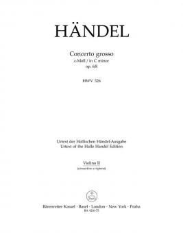 Concerto grosso en ut mineur op. 45144 HWV 326 