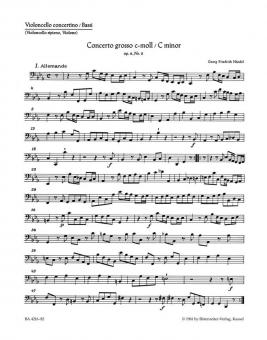 Concerto grosso en ut mineur op. 45144 HWV 326 