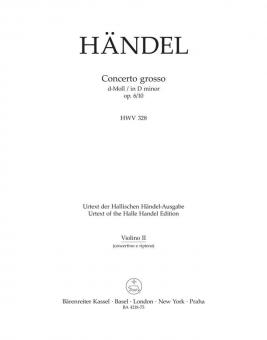 Concerto grosso en ré mineur op. 45205 HWV 328 