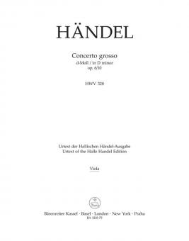 Concerto grosso en ré mineur op. 45205 HWV 328 