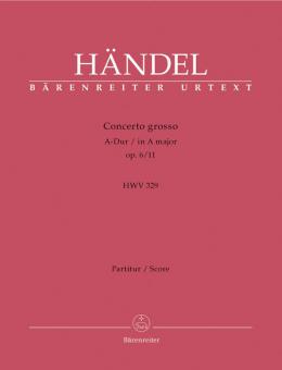 Concerto grosso en la majeur op. 45236 HWV 329 