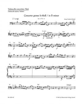 Concerto grosso en si mineur op. 45266 HWV 330 