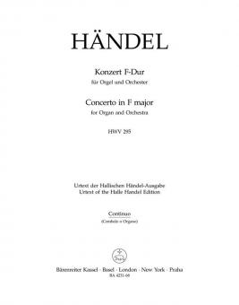 Concerto No. 13 en fa majeur HWV 295 