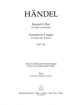 Concerto No. 13 en fa majeur HWV 295 