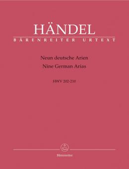Neuf airs allemands HWV 202-210 Standard