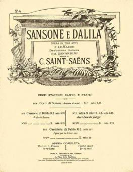 Samson & Dalila Nr. 4 (ital./frz.) 