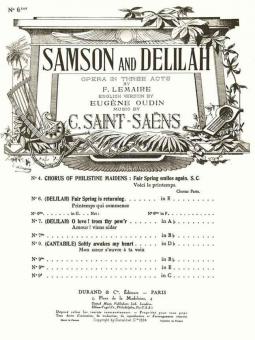 Samson & Dalila Nr. 6C (engl./frz.) 