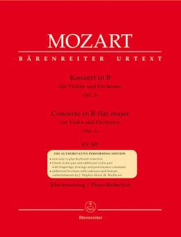 Concerto No. 1 en si bémol majeur KV 207 Standard