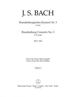 Concerto brandebourgeois No. 3 en sol majeur BWV 1048 