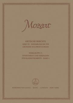 Divertimenti und Serenaden für Blasinstrumente 1 