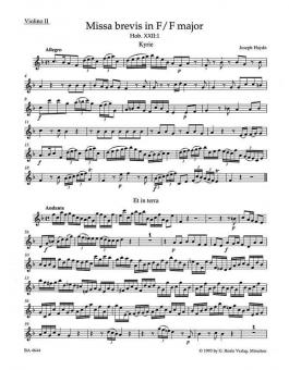 Missa brevis en fa majeur Hob: XXII:1 