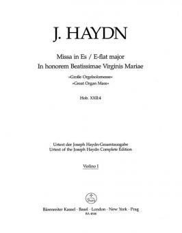 Missa in honorem Beatissimae Virginis Mariae en mi bémol majeur Hob. XXII:4 