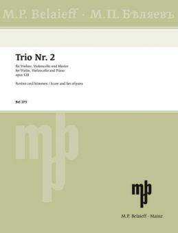 Trio avec piano no 2 en sol majeur op. 128 Standard