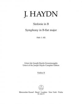 Symphonie de Londres No. 10 en si bémol majeur op. 10 Hob. I:102 