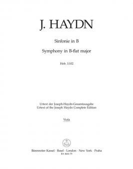 Symphonie de Londres No. 10 en si bémol majeur op. 10 Hob. I:102 
