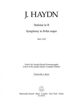 Symphonie de Londres No. 10 en si bémol majeur op. 10 Hob. I:102 