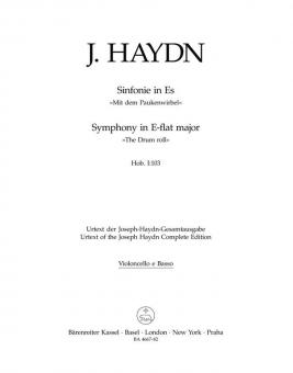 Symphonie de Londres No. 11 en mi bémol majeur op. 11 Hob. I:103 