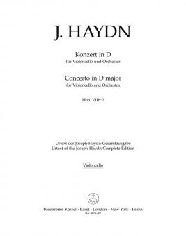 Concerto en ré majeur Hob. VIIb:2 