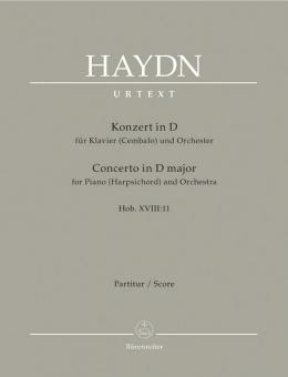 Concerto pour piano et orchestre en ré majeur Hob. XVIII:11 