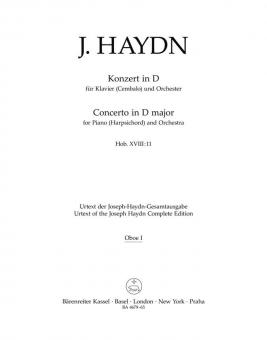 Concerto pour piano et orchestre en ré majeur Hob. XVIII:11 