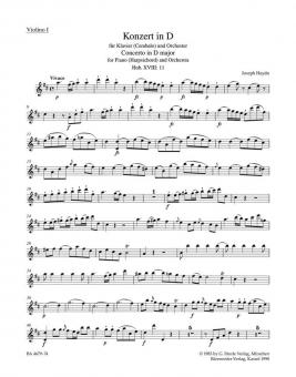 Concerto pour piano et orchestre en ré majeur Hob. XVIII:11 