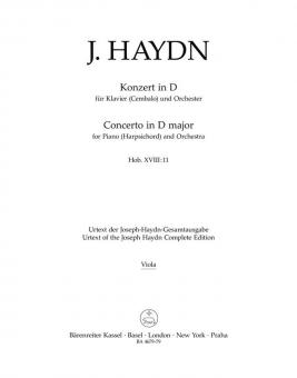 Concerto pour piano et orchestre en ré majeur Hob. XVIII:11 