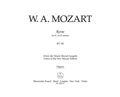 Kyrie en ré mineur KV 341 (368a) 