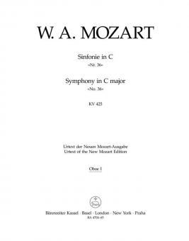 Symphonie No. 36 en ut majeur KV 425 