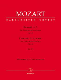 Concerto No. 5 en la majeur KV 219 