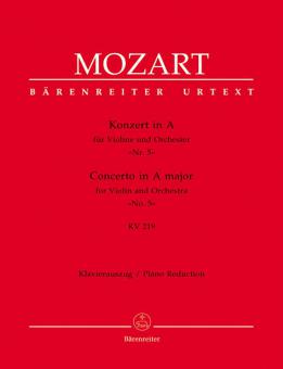 Concerto No. 5 en la majeur KV 219 Standard