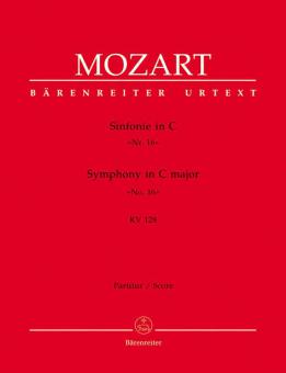 Symphonie No. 16 en ut majeur KV 128 Standard