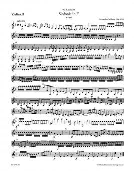 Symphonie No. 18 en fa majeur KV 130 