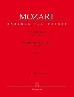 Symphonie No. 20 en ré majeur KV 133 Standard