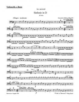 Symphonie en ré majeur KV 141a (161) 