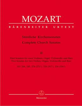 L'intégrale des sonates d'église, cahier 2 KV 244, 254, 274, 328, 336 Standard