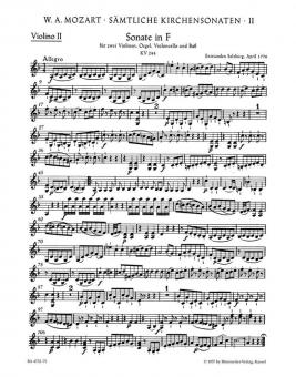 L'intégrale des sonates d'église, cahier 2 