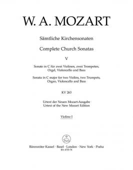 L'intégrale des sonates d'église, cahier 5 