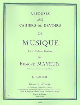 Réponses aux devoirs du no6 
