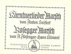 Kärntnerlieder Marsch 
