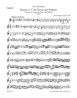 Concerto No. 25 en ut majeur KV 503 Standard