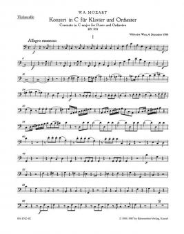 Concerto No. 25 en ut majeur KV 503 Standard