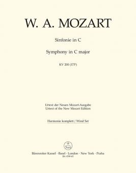 Symphonie No. 28 en ut majeur KV 200 (173e) 