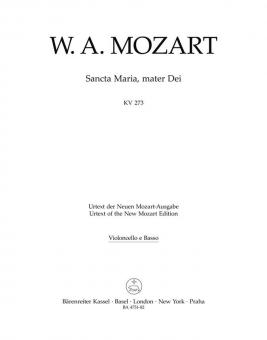 Sancta Maria, mater Dei KV 273 