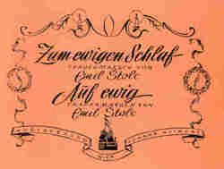 Zum ewigen Schlaf 