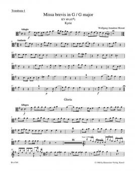 Missa brevis en sol majeur KV 49 (47d) 