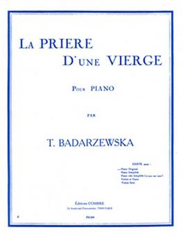 La prière d'une vierge Op.4 