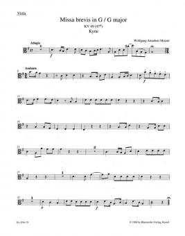 Missa brevis en sol majeur KV 49 (47d) 