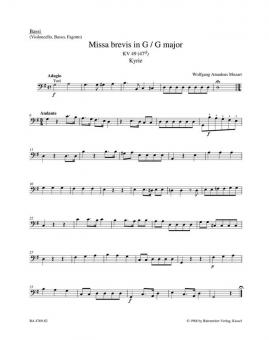 Missa brevis en sol majeur KV 49 (47d) 