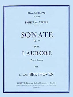 Sonate no21 Op.53 L'Aurore 