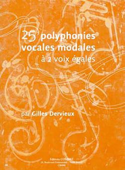 Polyphonies vocales modales (25) à 2 voix égales 